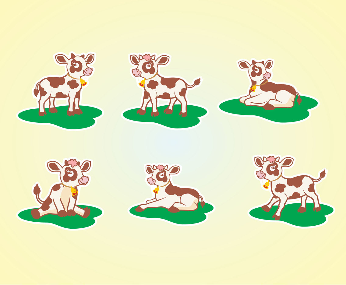 1136x936 Cartoon Calf Vector Vector Art Amp Graphics