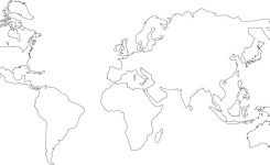 245x150 California Map Shape Stock Vector Illustration Of Conceptual