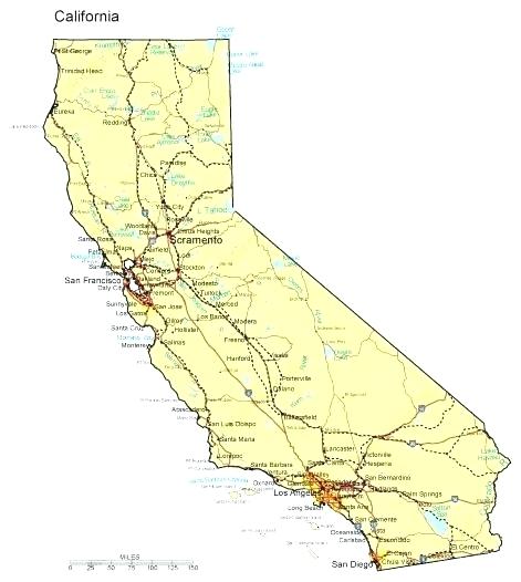 California Map Vector at GetDrawings | Free download