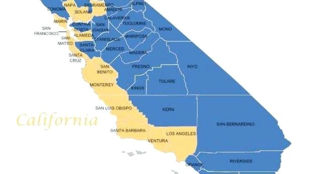 614x345 Most Of Rural Counties Would Remain In New California County Map