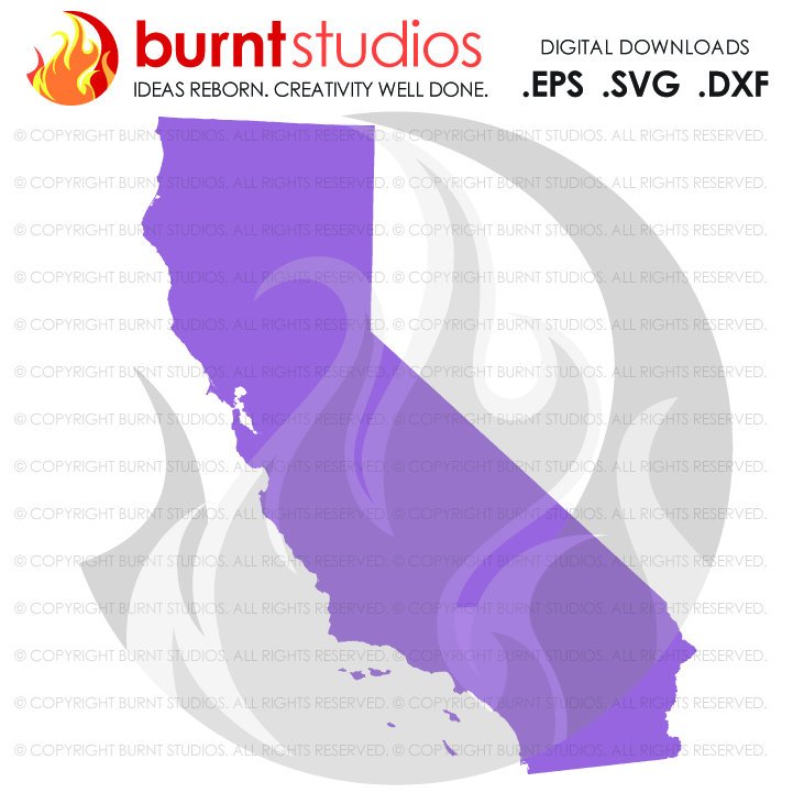 721x721 State Of California Svg Cutting File, Digital Download, Love, Home