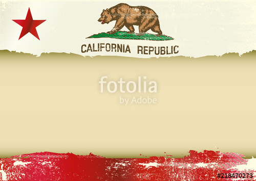 500x354 California Horizontal Scratched Flag Stock Image And Royalty Free