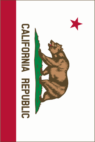 335x500 Flag Of California Republic Vertical Vector Image Public Domain