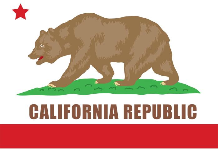 700x490 California Bear Flag Vectors