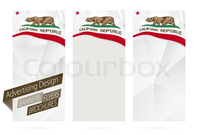800x546 Design Of Banners, Flyers, Brochures With California State Flag
