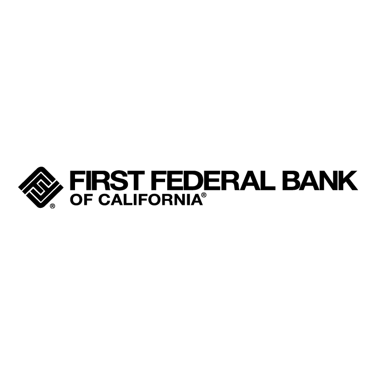 745x745 First Federal Bank Of California Free Vector 4vector
