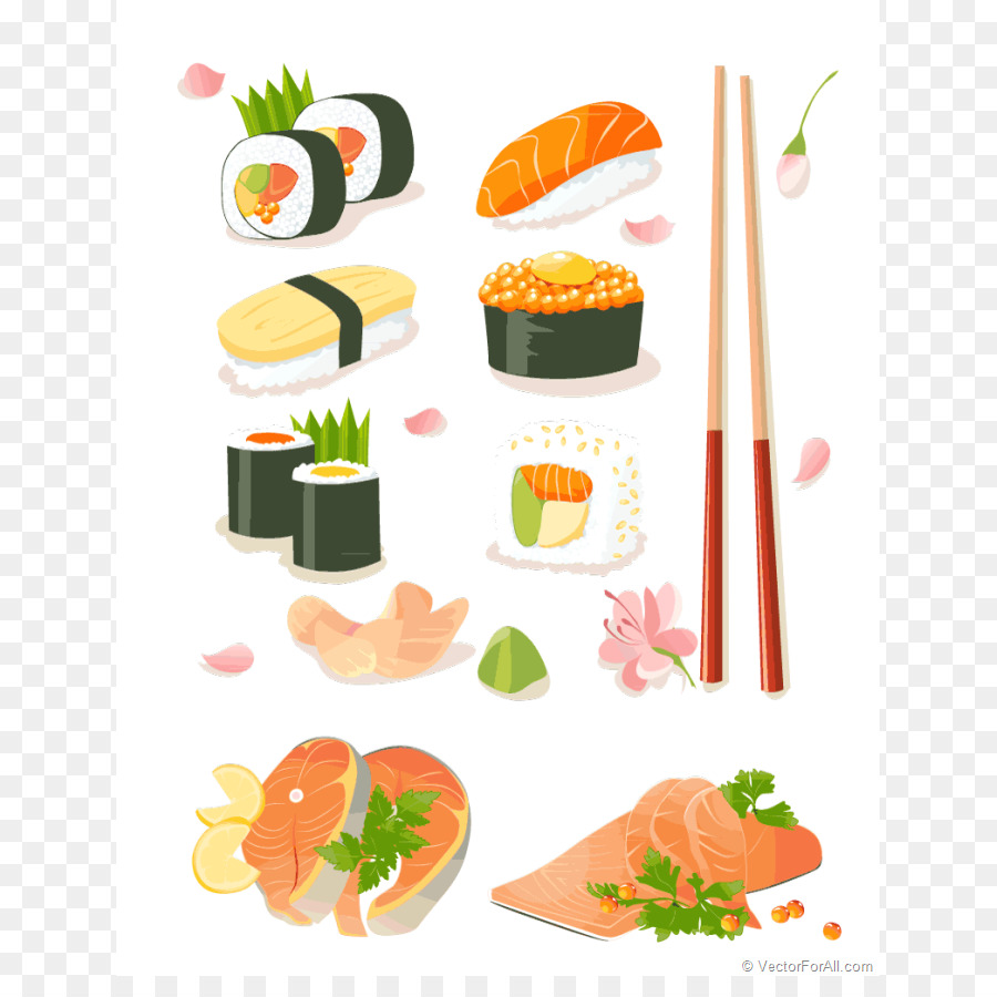 900x900 Sushi Japanese Cuisine California Roll Seafood