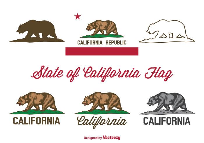 700x490 California Flag Vector