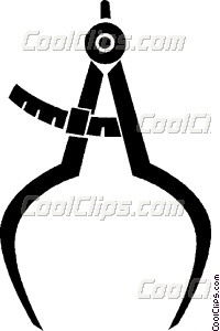 200x300 Caliper Vector Clip Art