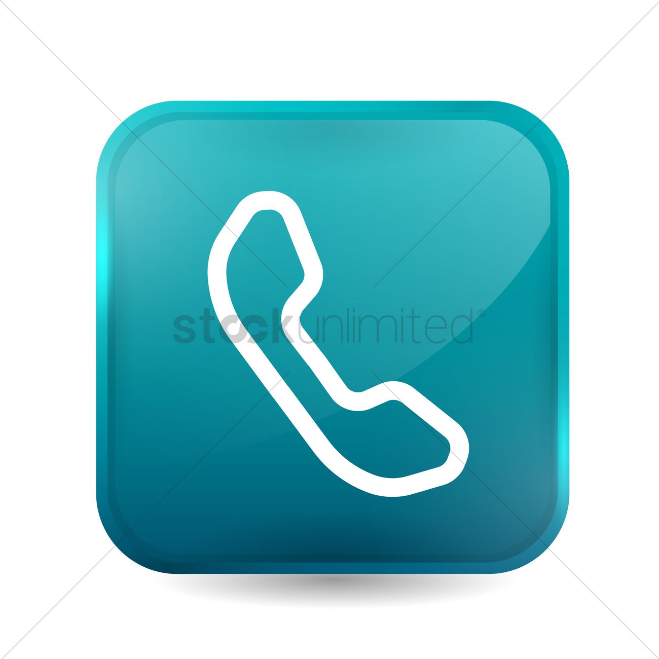 1300x1300 Phone Call Icon Vector Image
