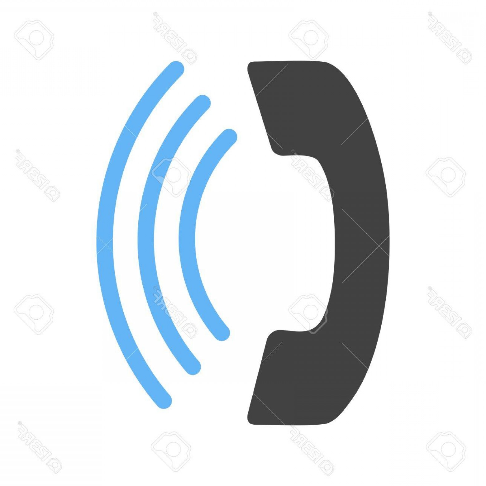 1560x1560 Photostock Vector Phone Business Call Icon Vector Image Can Also