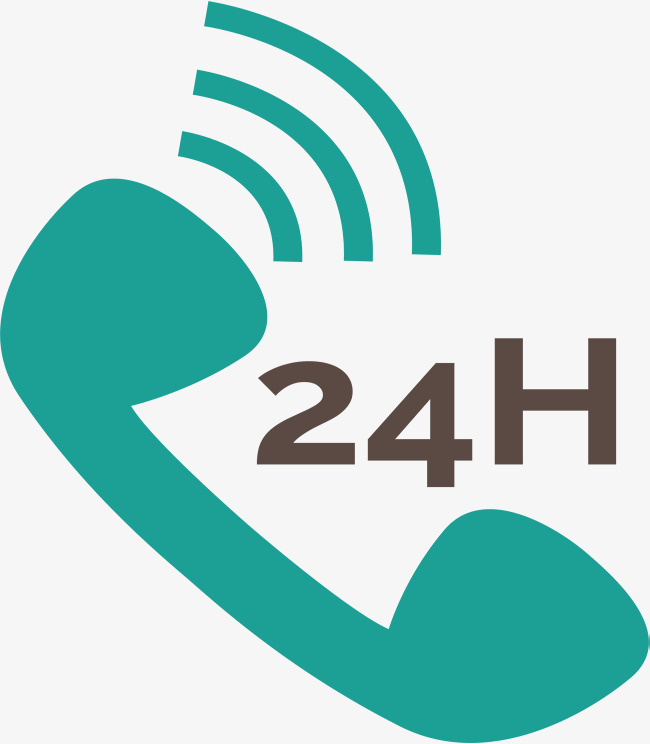 650x744 24 Hours Call Customer Service, Vector Png, Telephone, Green Phone