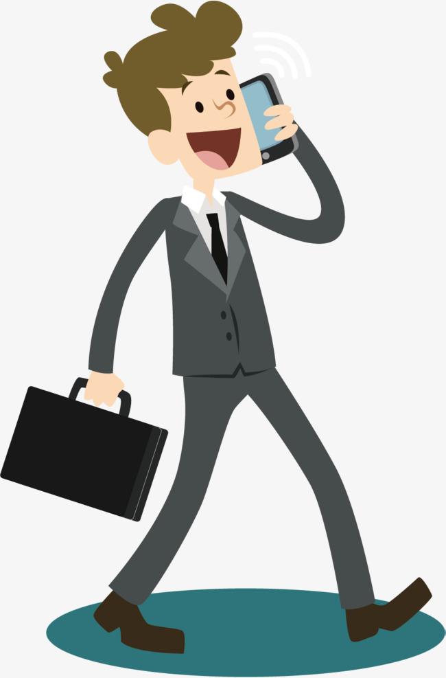 650x987 Vector Call Business Man, Business Vector, Man Vector, Vector