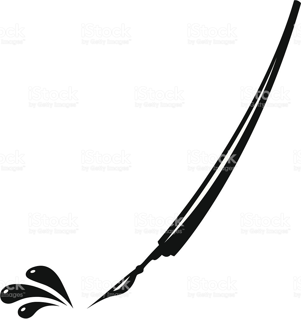 968x1024 Collection Of Free Caligraphy Clipart Calligraphy Pen. Download On