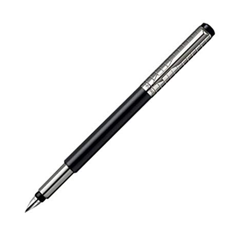466x466 Parker Vector Black Fountain Pen Medium Nib