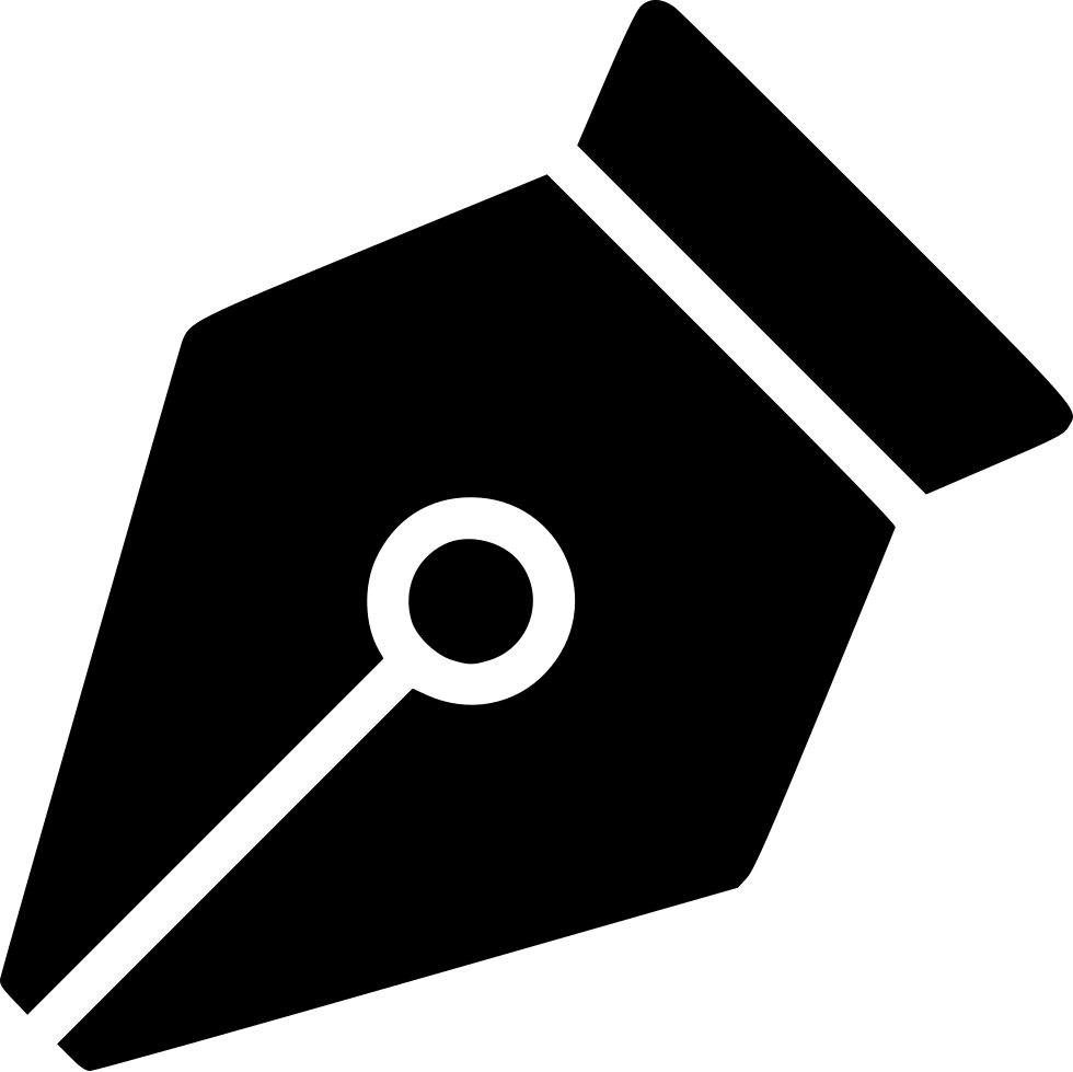 980x979 Vector Fountain Pen Draw Calligraphy Graphic Svg Png Icon Free