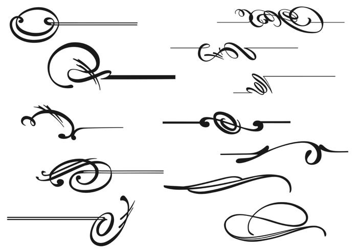 700x490 Calligraphy Vector Pack