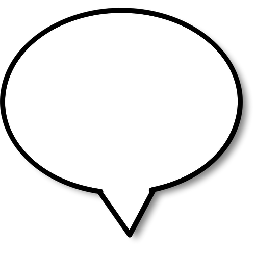 500x500 Round Shaped Callout Vector Image Public Domain Vectors