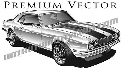 518x288 1968 Camaro Clip Art, Royalty Free, Buy Two Images, Get One Image Free