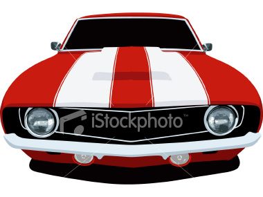 380x285 Vector Illustration Of A 1969 Chevy Camaro Muscle Car, Saved In