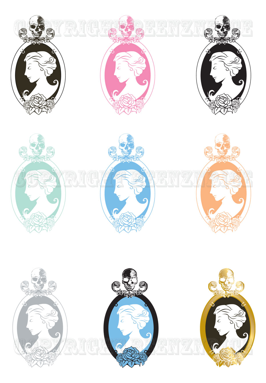 931x1342 Cameo Vector Beenznrice