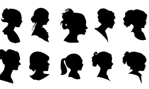 500x300 30 Sets Of Vector Silhouettes In High Resolution Templates