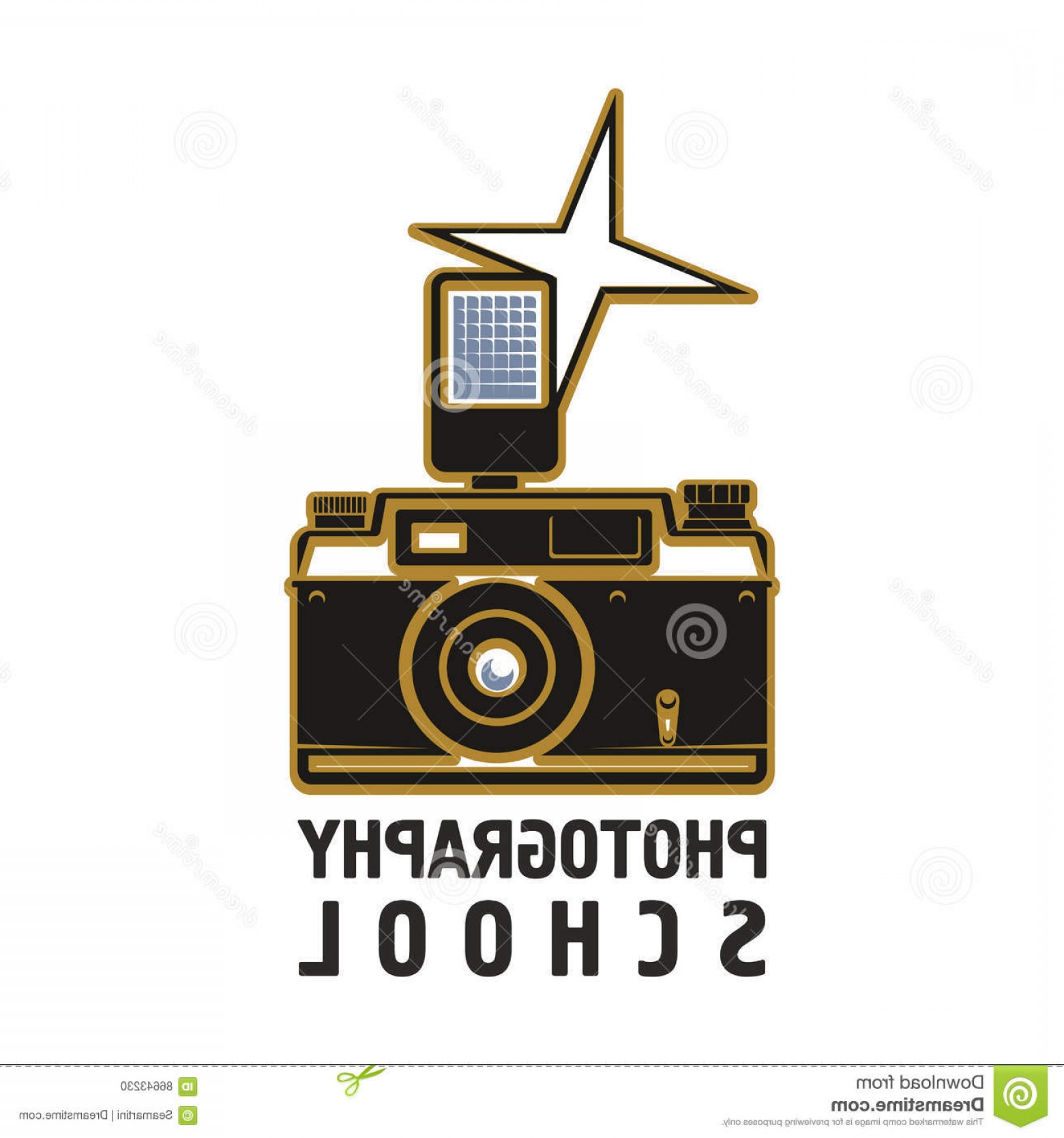 1560x1668 Stock Illustration Camera Flash Photography School Vector Icon Old