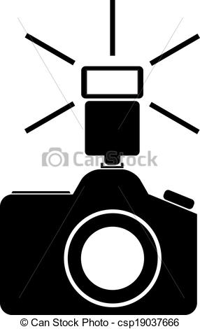 286x470 Camera Flash Clipart Camera With Flash Vector Illustration Clip