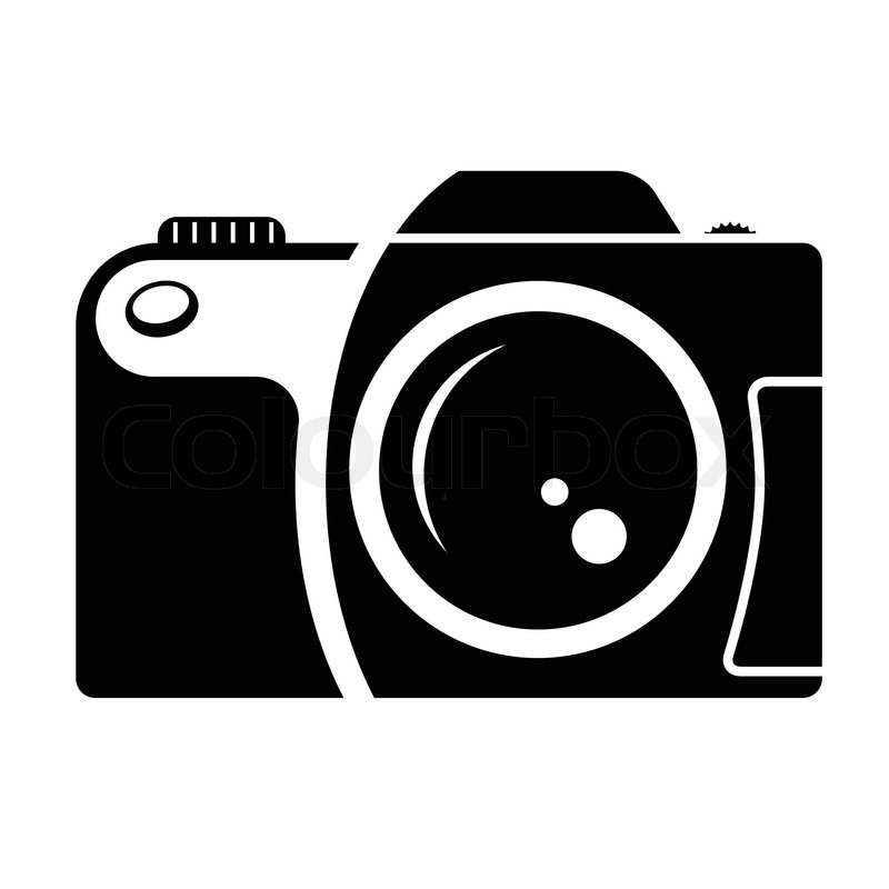 800x800 Camera Sign Black And White Icon Design Element Of Corporate