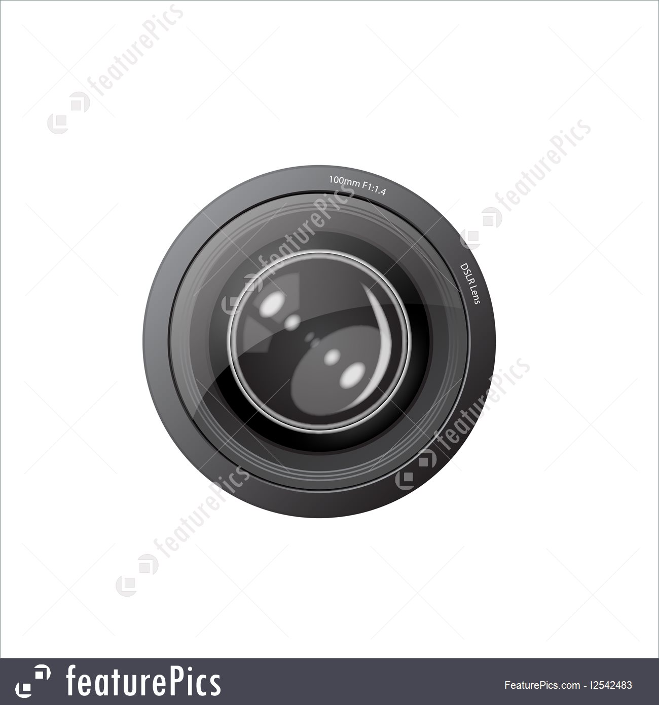 1300x1392 A Camera Lens Vector
