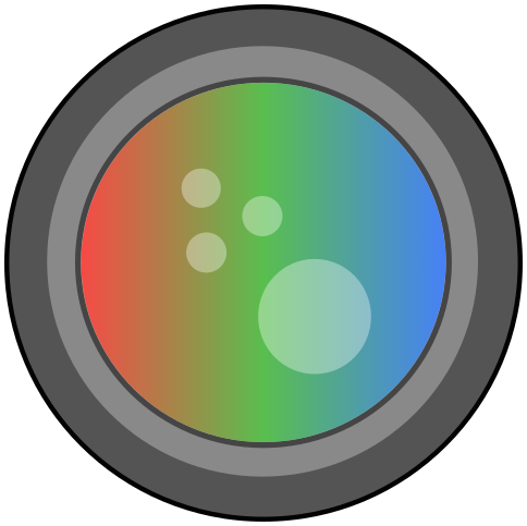 484x483 Camera Lens Vector