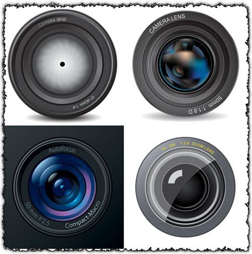 500x502 Camera Lens Free Vector Download Eps Vectors For Download