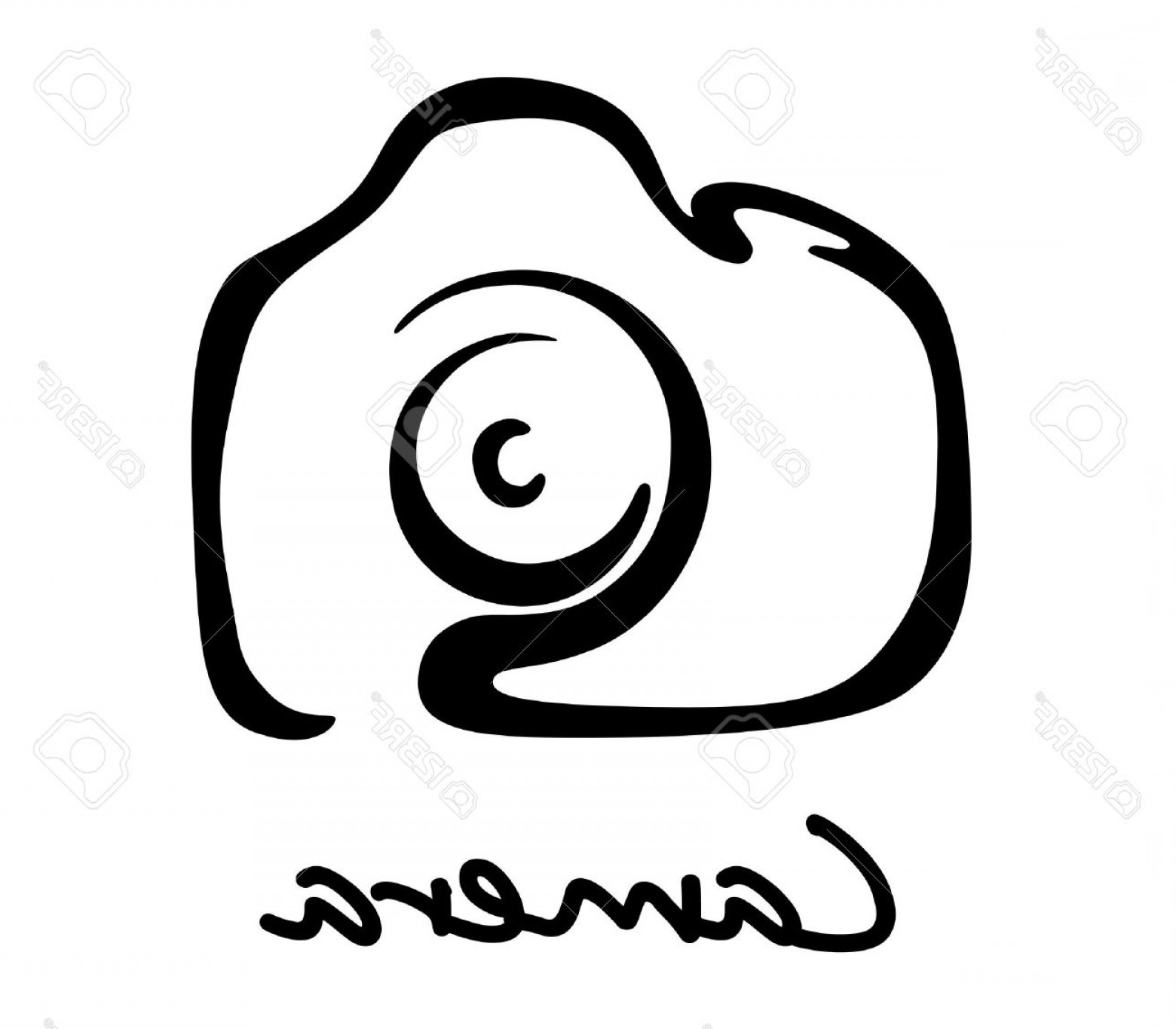 1560x1365 Photostock Vector Digital Camera Icon Symbol Or Logo In Outline