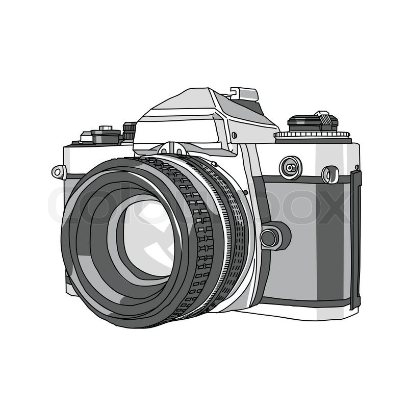 800x800 Drawn Camera Vector Art 3275975