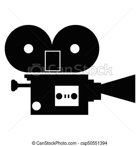 450x470 Isolated Camera Silhouette. Isolated Silhouette Of A Camera