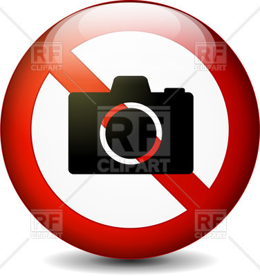 376x400 Prohibitory Sign No Photos