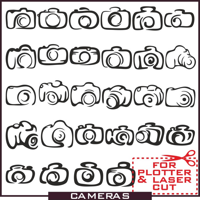 696x696 Camera Vector Download Free. 28 Vector Cameras Images Cdr, Dxf