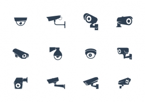 285x200 Cctv Camera Vector Graphics Free Vector Graphic Art Free Download