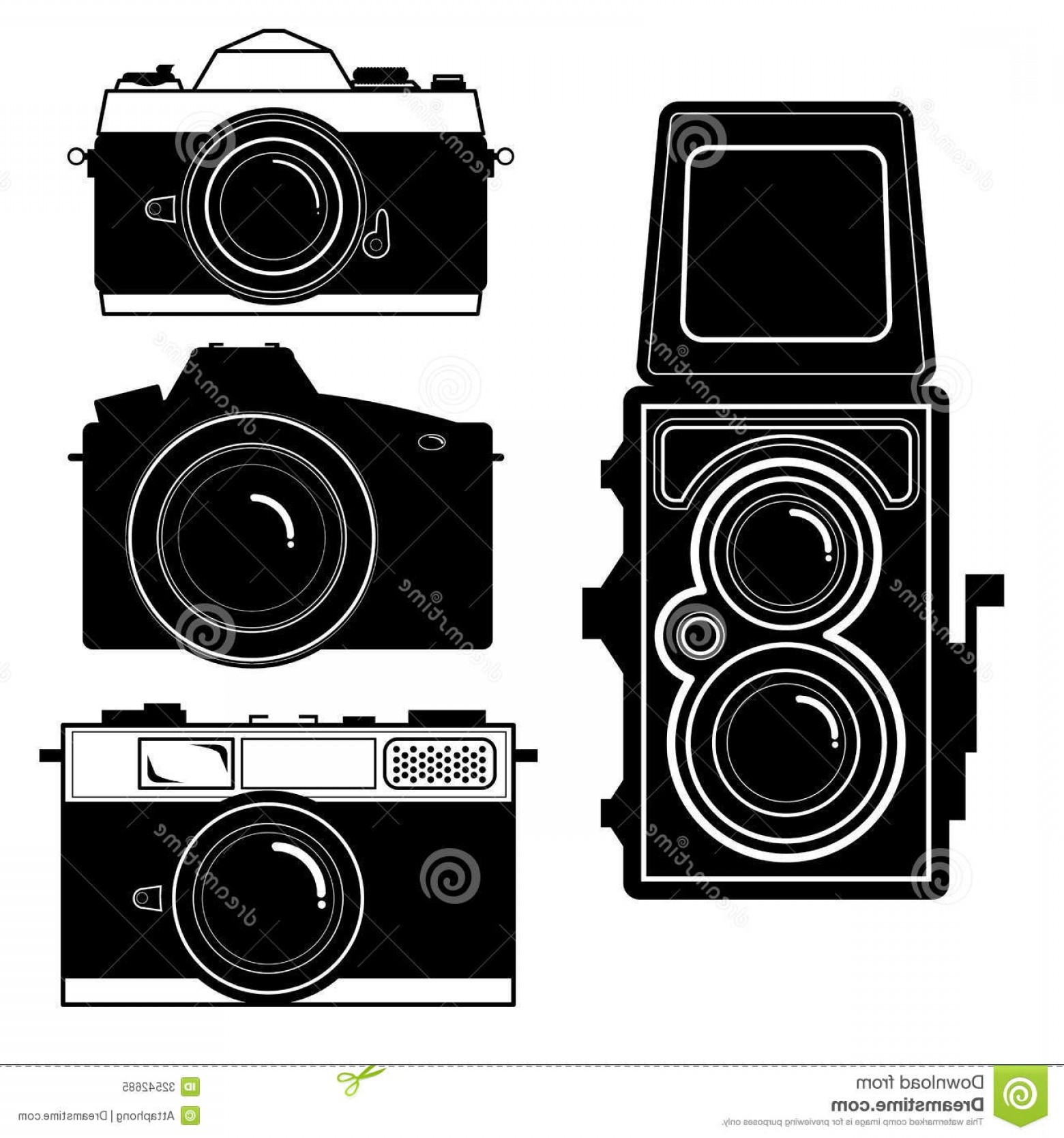 1560x1668 Royalty Free Stock Photo Camera Vintage Camera Vector Set Isolate
