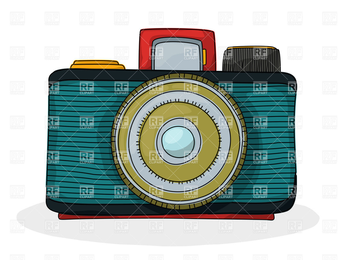 1200x900 Retro Style Cartoon Photo Camera Vector Image Vector Artwork Of