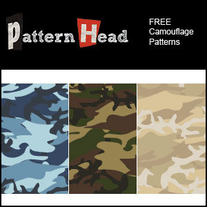 300x300 Free Seamless Camouflage Patterns Vector