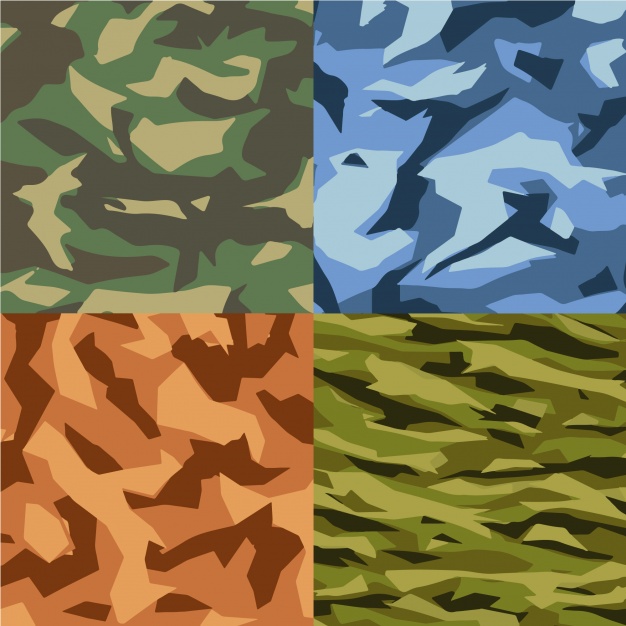 626x626 Camouflage Pattern Background Collection Vector Free Download