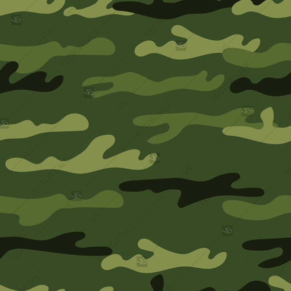 600x600 Camouflage Vector Pattern Digital Paper Background