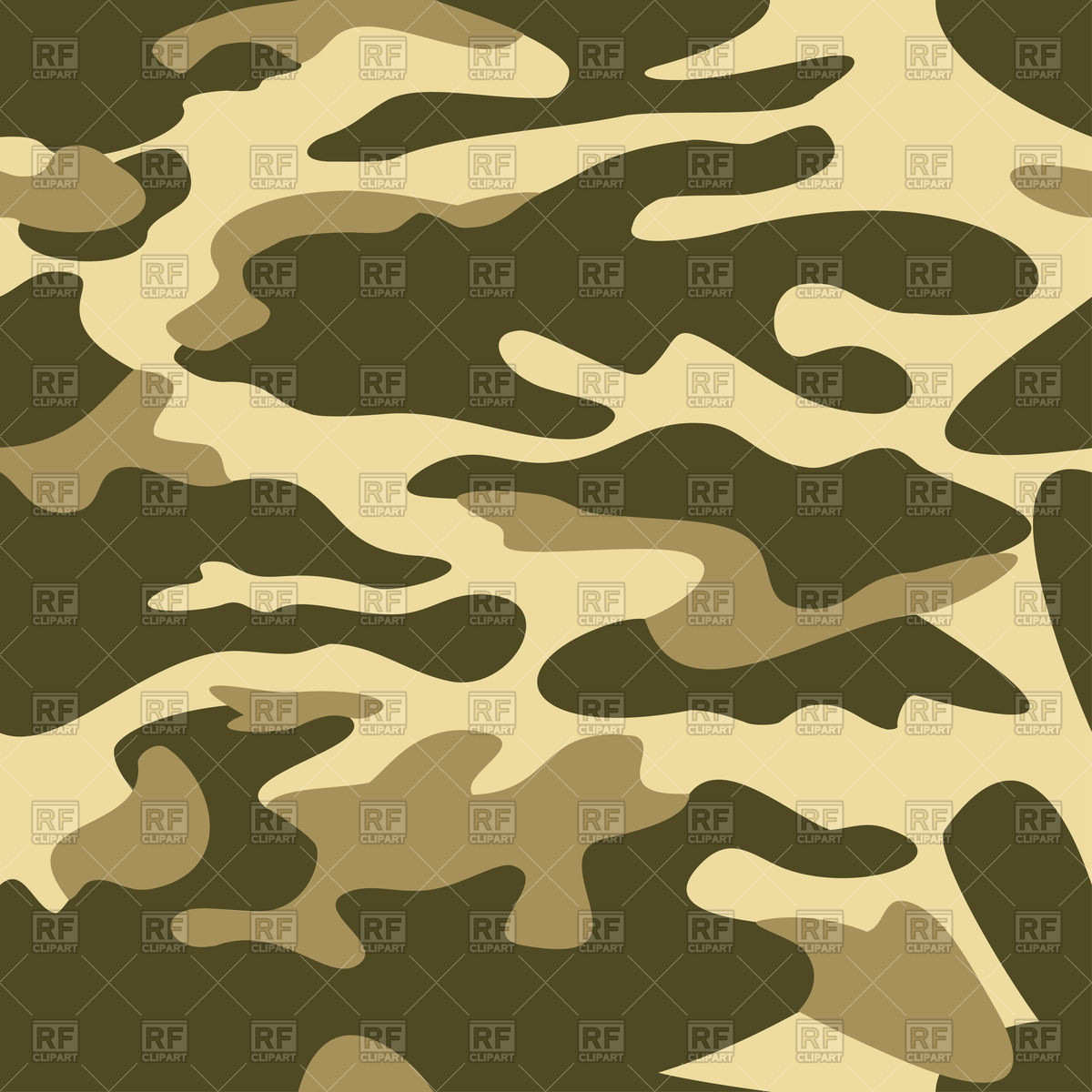 1200x1200 Camouflage Pattern Background Vector Image Vector Artwork Of