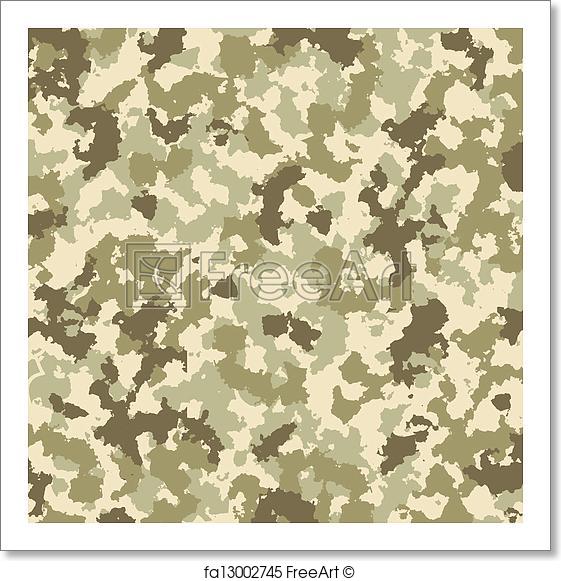 561x581 Free Art Print Of Vector Camouflage Pattern Freeart Fa13002745
