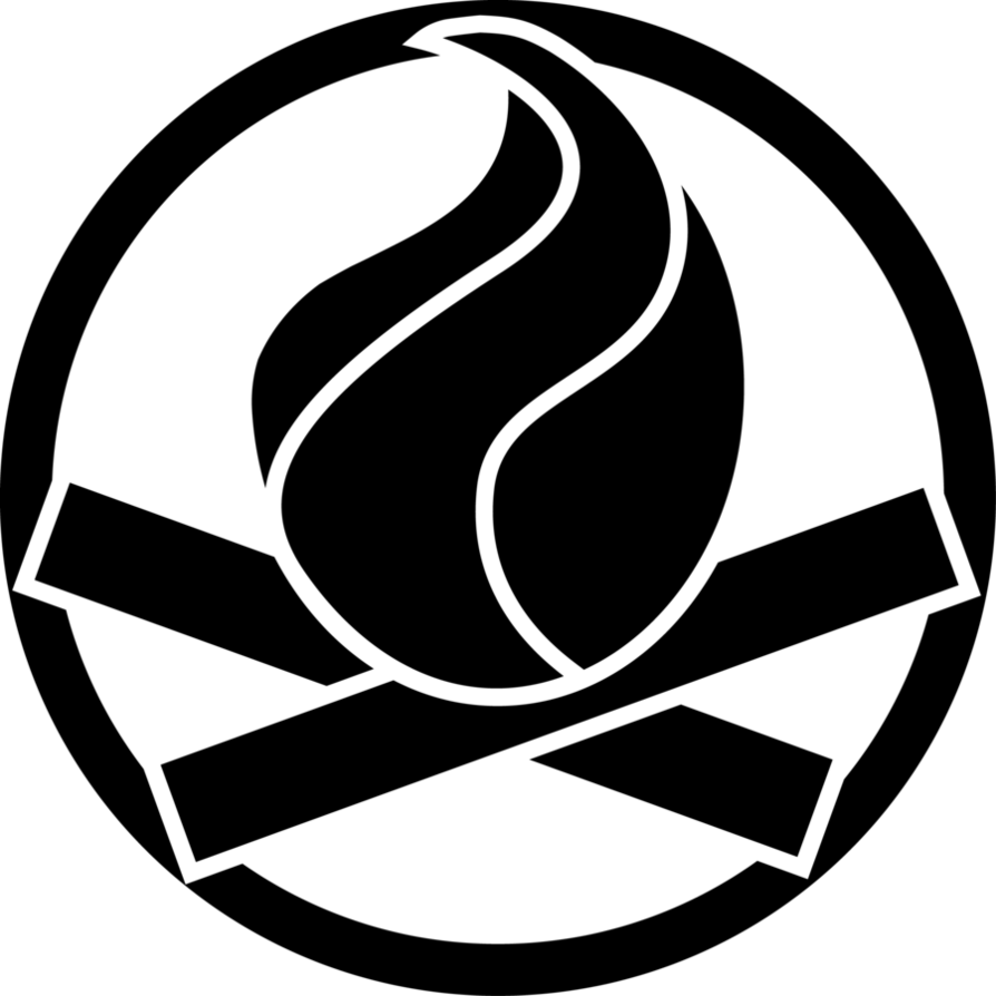 894x894 Campfire Vector