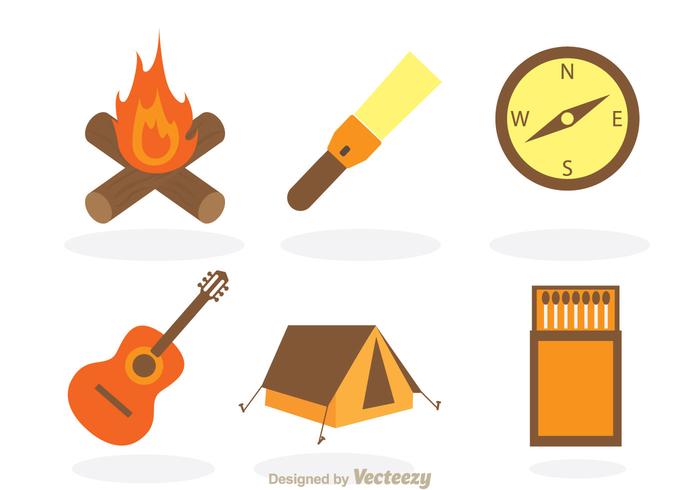 700x490 Camping Vector Items