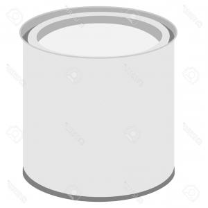 300x300 Paintbrushes And Paint Cans Top And Side Views Vector Clipart