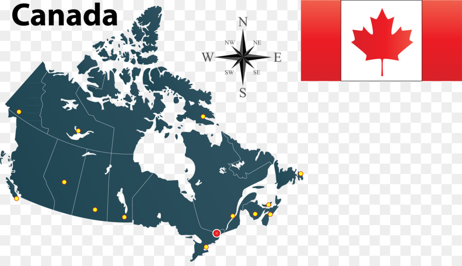 900x520 Flag Of Canada Map Silhouette
