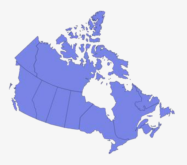 650x573 Blue Canadian Map Vector, Map Clipart, Blue, Map Of Canada Png